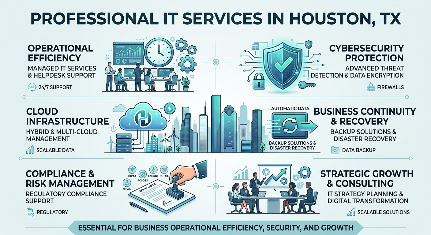 Professional IT Services in Houston TX are essential for businesses striving to achieve operational efficiency, security, and growth