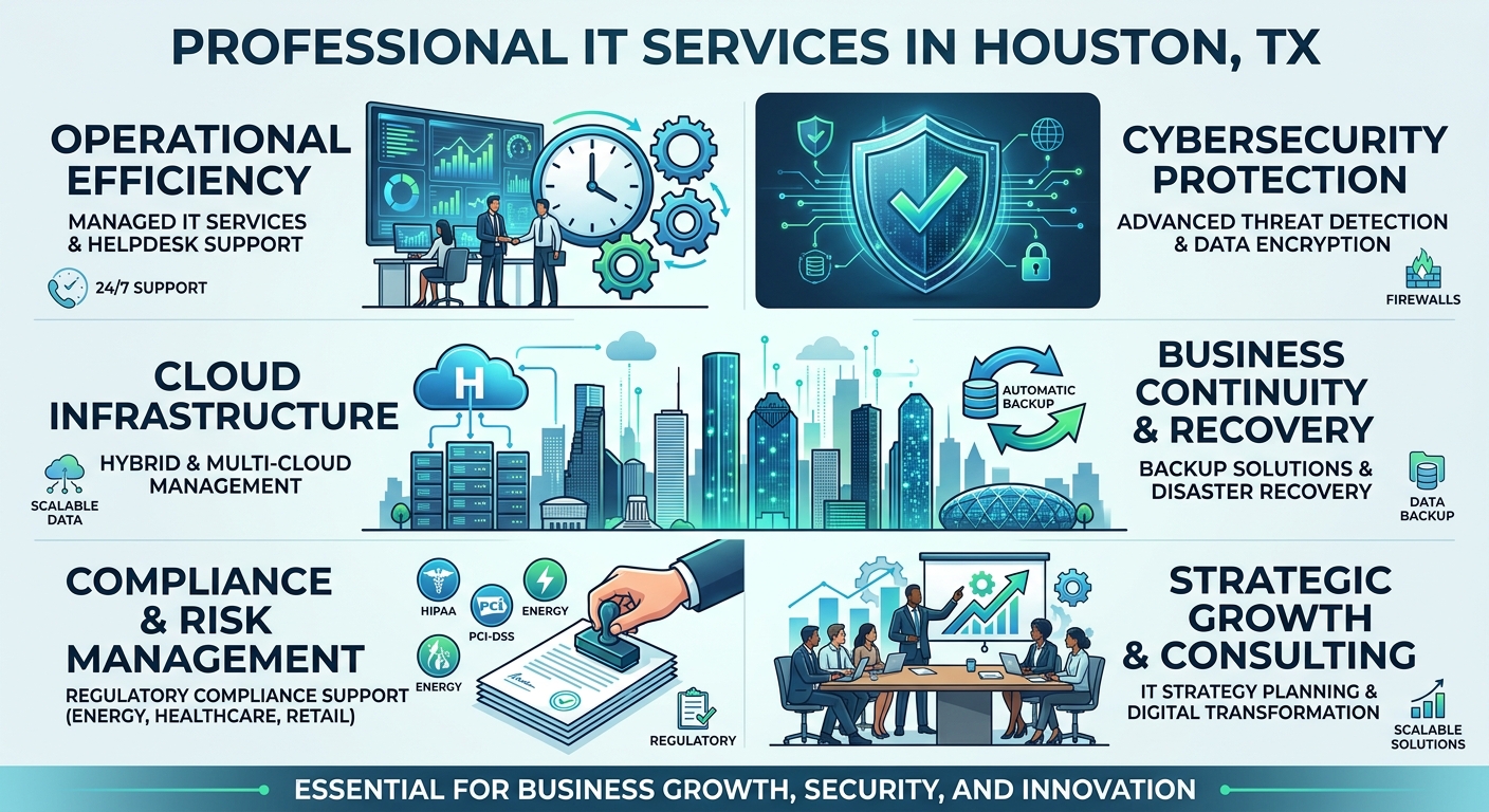 Professional IT Services in Houston TX are essential for businesses striving to achieve operational efficiency, security, and growth. 