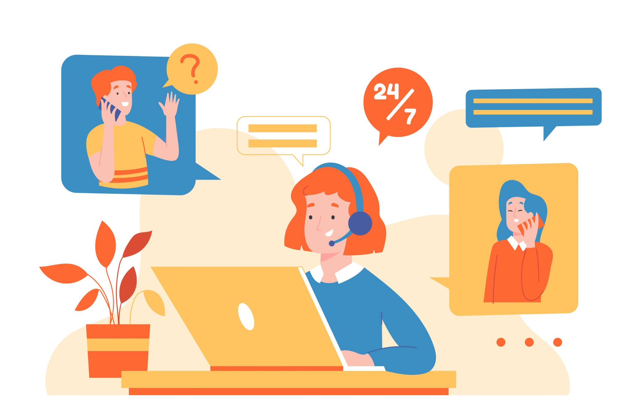 Remote IT help desk support Houston TX technician providing real-time troubleshooting assistance.